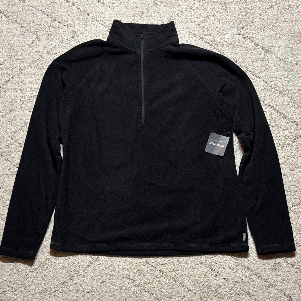 Eddie Bauer Women’s Black Fleece Sweater